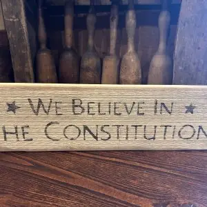 Constitution Sign