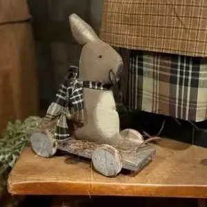 Bunny on Cart